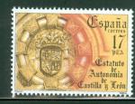 Espagne 1984 Y&T 2389 NEUF sans charnire Autonomie e la Castille