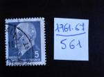 Allemagne RDA 1961-67  - 5c W. Ulbricht - Y.T. 561 - Oblit. Used Gest.