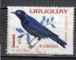 Timbre Uruguay Oblitr / 1963 / Y&T NPA236A - Poste Arienne.