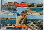 CPM Cap d'Agde Station du Languedoc (naturisme) 5 vues dont une femme seins nus