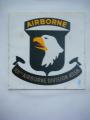 AIRBORNE 101 st division assn  Autocollant Militaria Armee AIGLE RAPACE 