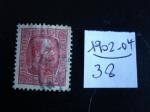 Islande - Annes 1902-04 - Christian IX  10a rouge carm - Y.T. 38 - Oblit. Used.