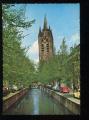 CPM neuve Pays Bas DELFT Oude Delft met Oude Kerk