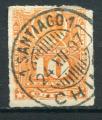 Timbre CHILI  1878 - 99  Obl   N 25  Y&T   