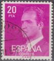 Espagne - 1977 - Yt n 2061 - Ob - Juan Carlos 20 pta lilas rouge ; king