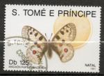 ST Thomas et Prince Yvert N1079 Oblitr 1991 Papillon