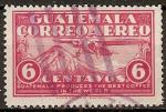 guatemala - poste aerienne n 6  obliter - 1930