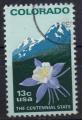 ETATS UNIS N 1158 o Y&T 1977 Centenaire de l'Etat du Colorado (fleur)