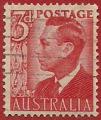 Australia 1950-52.- Jorge VI. Y&T 173B. Scott 235. Michel 202.
