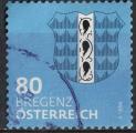 Autriche 2018 Oblitr rond Used Blason de Bregenz Coat of Arms SU