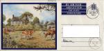 Guernesey 1992 - Arogramme, vaches au pr, visuel du BF 16 (YT), oblitr/used