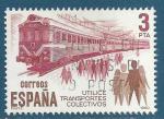 Espagne n2206 Transport en commun - train oblitr