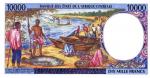 Etats d'Afrique Centrale Congo 2000 billet 10000 francs pick 105f neuf UNC