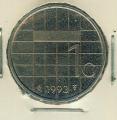 Pice Monnaie Pays Bas  1 Gulden  1993  pices / monnaies