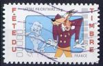 Timbre AA oblitr n 162(Yvert) France 2008 - Fte du timbre, le loup