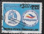 Philippines - Y&T n°1044 surchargé 3.20  - Oblitéré / Used - 1982
