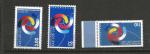 1992 - Timbres neufs mission commune FRANCE - LUXEMBOURG - ALLEMAGNE