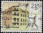 Islande 1990 Oblitr Used Post office buildings Btiments Postaux Y&T IS 679 SU
