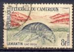 Timbre Rpublique Fdrale du Cameroun  1962 - 64  Obl   N 347  Y&T  Lamantin