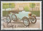 Timbre oblitr n 748(Yvert) Sao Tome et Principe 1983 - Automobile ancienne