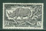 A.E.F. 1947 Y&T 209 Neuf/charnire Rhinocros