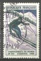 France 1962; Y&T n 1326; 0,50F Championnats du Monde de ski  Chamonix