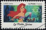 France 2023 Oblitr Disney 100 ans d'histoires  partager La Petite Sirne SU