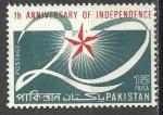 Pakistan 1967; Y&T n 237; 15p, 20e anniv. de l'Indpendance