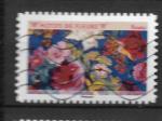 France N 1993 textile fleurs roses 2021