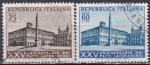 ITALIE N 670/1 de 1954 oblitrs en srie complte 