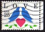-U.A./U.S.A. 1990 - Timbre d'Amour / Love stamp - YT 1886 / Sc 2440 