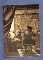 CPSM-CPM : Le peintre et son modle ( Johannes Vermeer Van Delft )