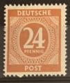 Allemagne, zone AAS n 15 x neuf avec trace de charnire anne 1946
