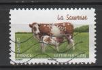 France autoadhsif 2014 Y&T N 959 vache franaise la saosnoise