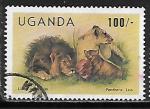 Ouganda - Y&T n 343 - Oblitr / Used  - 1983