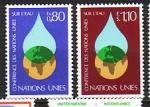 Nations Unies Genve 1977  Y&T  64/65  N**
