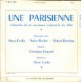 EP 45 RPM (7")  Christiane Legrand  "  Une parisienne  "