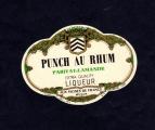 Etiquette d'alcool : Punch au Rhum , Parivat-Lamande