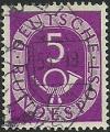 Alemania 1951-52.- Corneta postal. Y&T 11. Scott 672. Michel 125.
