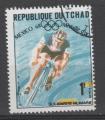 TCHAD N 191 o 1969 Jeux Olympique de Mexico (Trentin) Kilomtre vitesse
