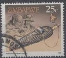 Zimbabwe : n 201 o oblitr anne 1990