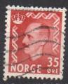 NORVEGE N 362 o Y&T 1955-1957 Roi Haakon VII