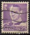 Danemark/Denmark 1955 (date mis.) - Roi/King Frederik IX, 25 re - YT 320A 