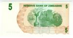 **   ZIMBABWE     5  dollars   2006   p-38    UNC   **