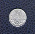 Portugal 1974 Pice de Monnaie Coin 10 centavos centimes aluminium