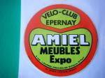 EPERNAY VELOCLUB AMIEL MEUBLES EXPO  autocollant  cyclisme VELO Sport 