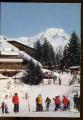 CPM  anime  LES ARCS  au bas des pistes Le Mont Blanc