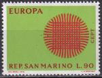 saint-marin - n 762  neuf* - 1970
