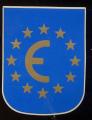 Emblme Europen Blason Ecusson Autocollant Adhsif   