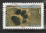 FRANCE 2021 / YT AA 1957 EMPREINTE LION AFRIQUE OBL.